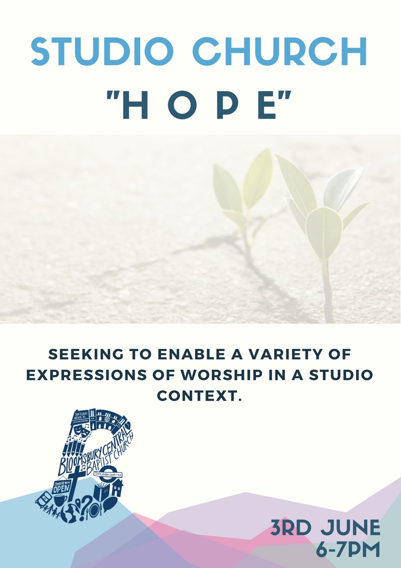 sohogathering's tweet photo. Join us for #StudioChurch at @Bloomcentral tomorrow evening! https://t.co/Nne9kNiO6Q