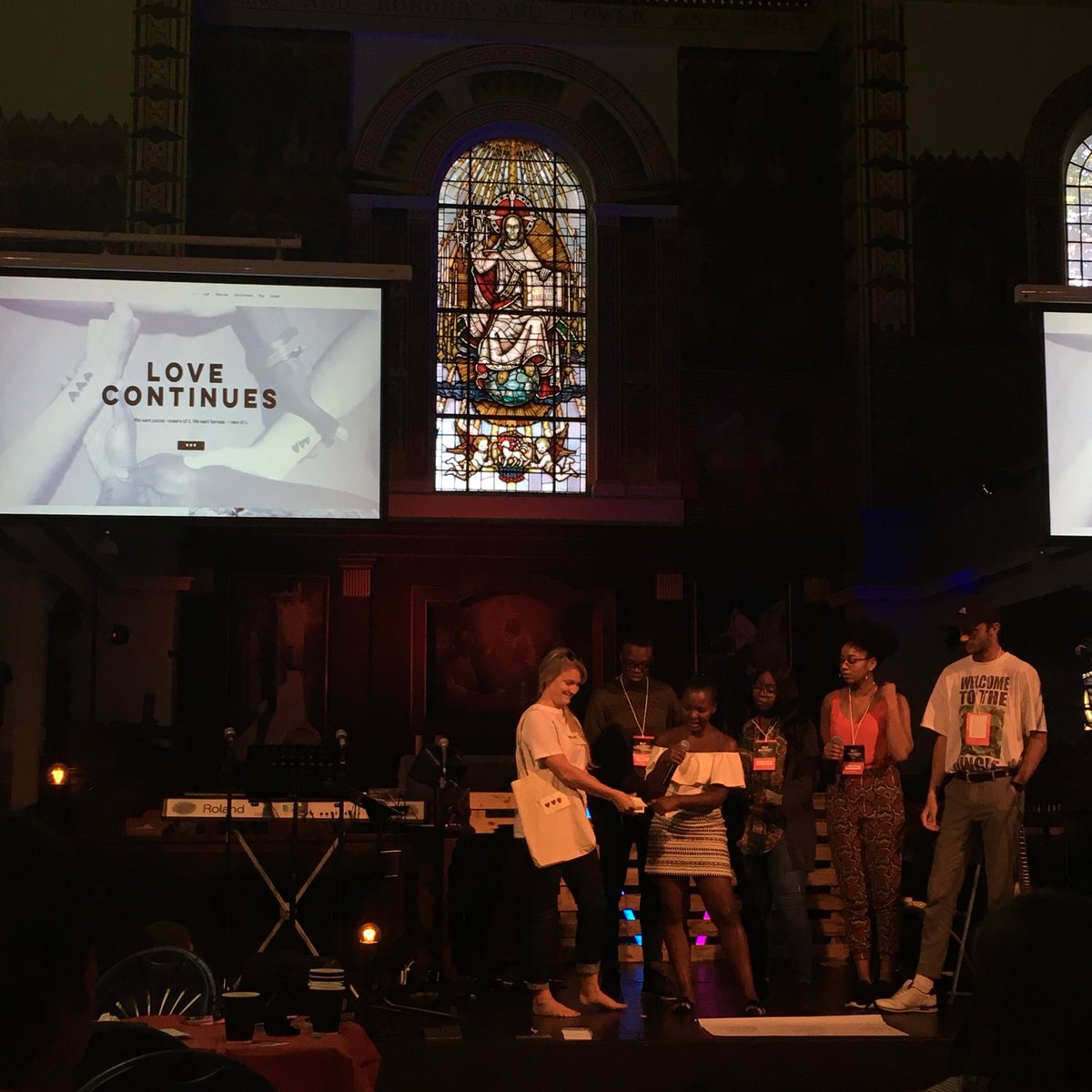 petergbgrant's tweet photo. The #holyhack presentations have begun - good crowd sourced ideas for the audience by the audience https://t.co/rd8n3l7TDy