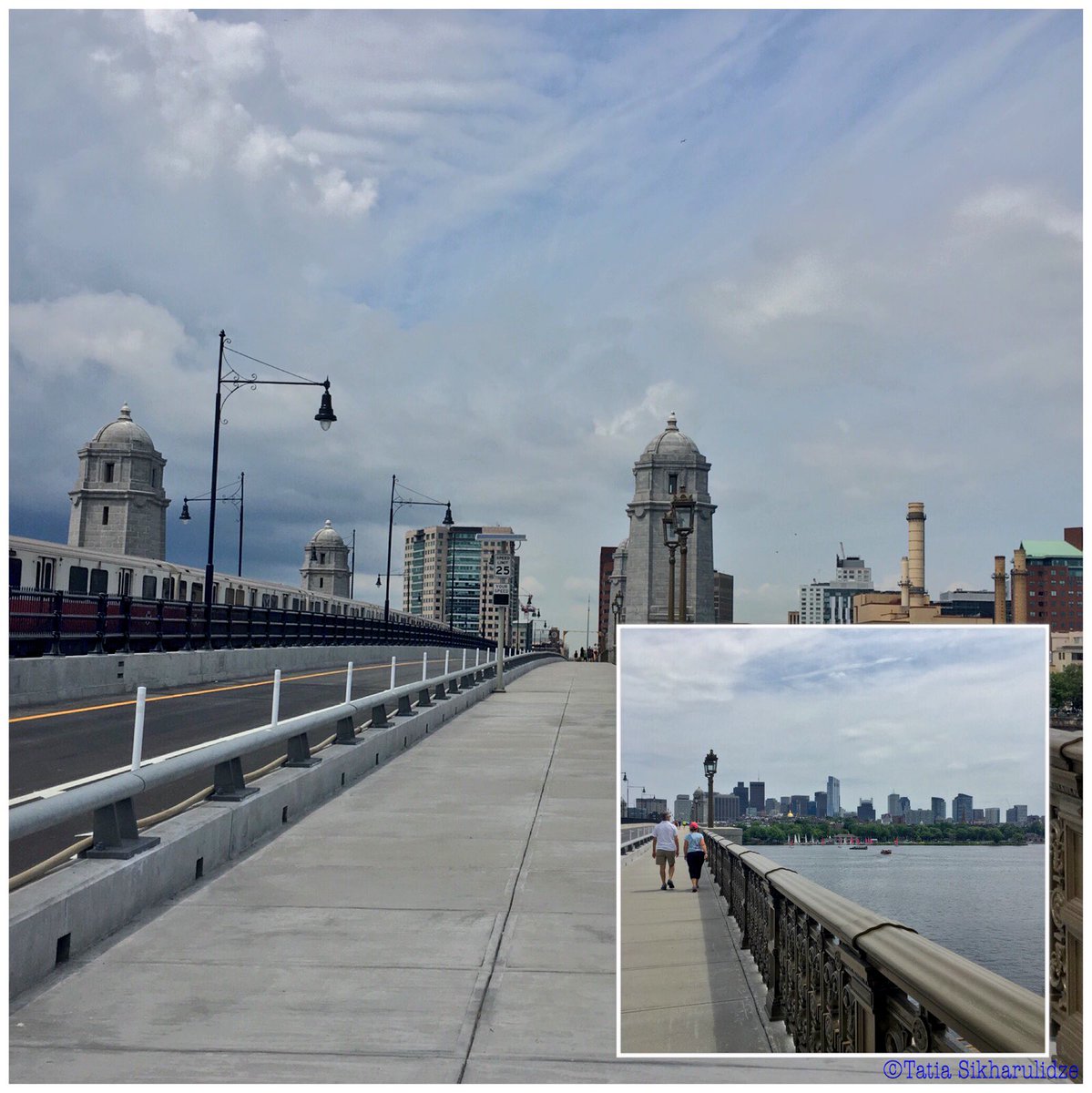 RevelBos's tweet photo. Views from #longfellowbridge. Have you taken a stroll? #summerinboston https://t.co/vzbZrWMfE1