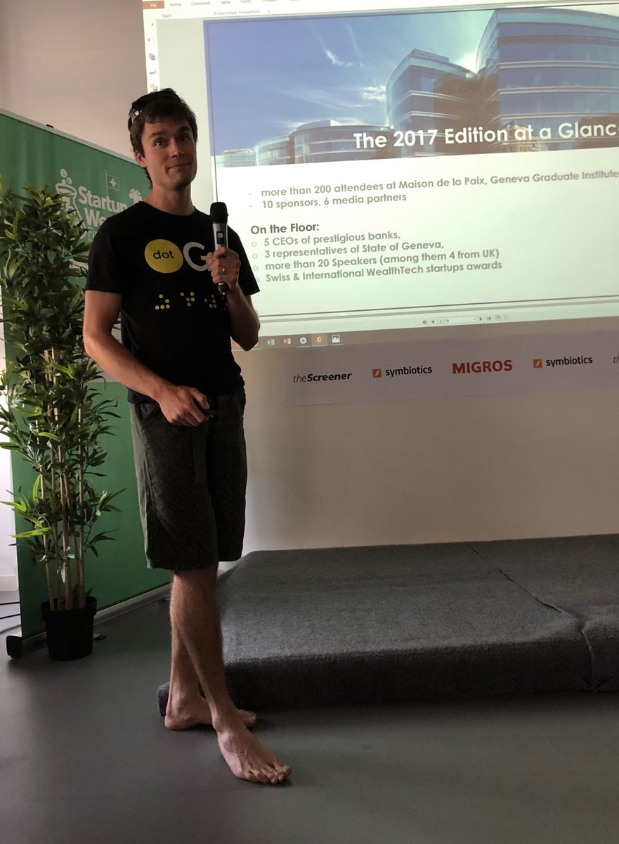 khurramjhumra's tweet image. Robert is between us and dinner but it’s hard to hear him over all the growling stomachs #SWfintechGVA