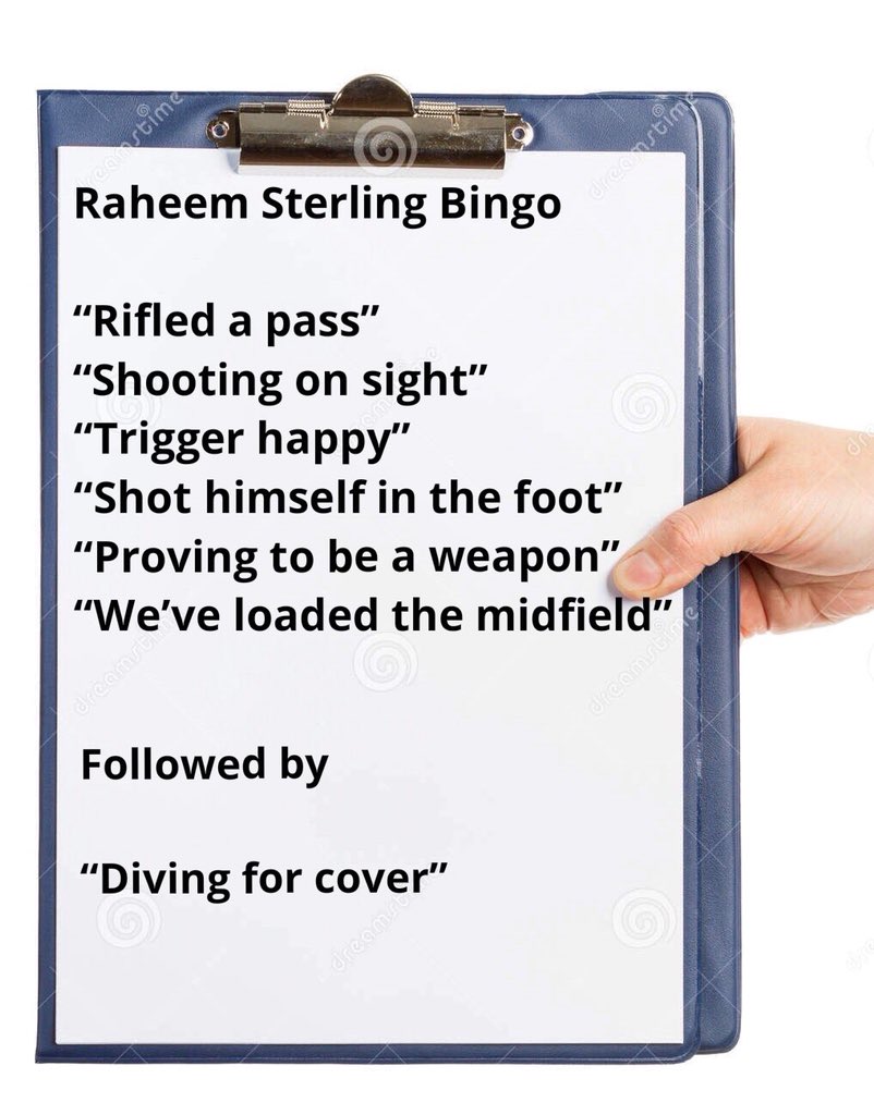 KDCunliffe's tweet photo. Twitter is using the #RaheemSterling tattoo to good effect.๐
For those playing Raheem Sterling bingo tonight ..
Hereโs a few .....
#EnglandvNigeria
#EngvsNig
#ENGNGA
#ENGNIG https://t.co/uM1goxHUWc