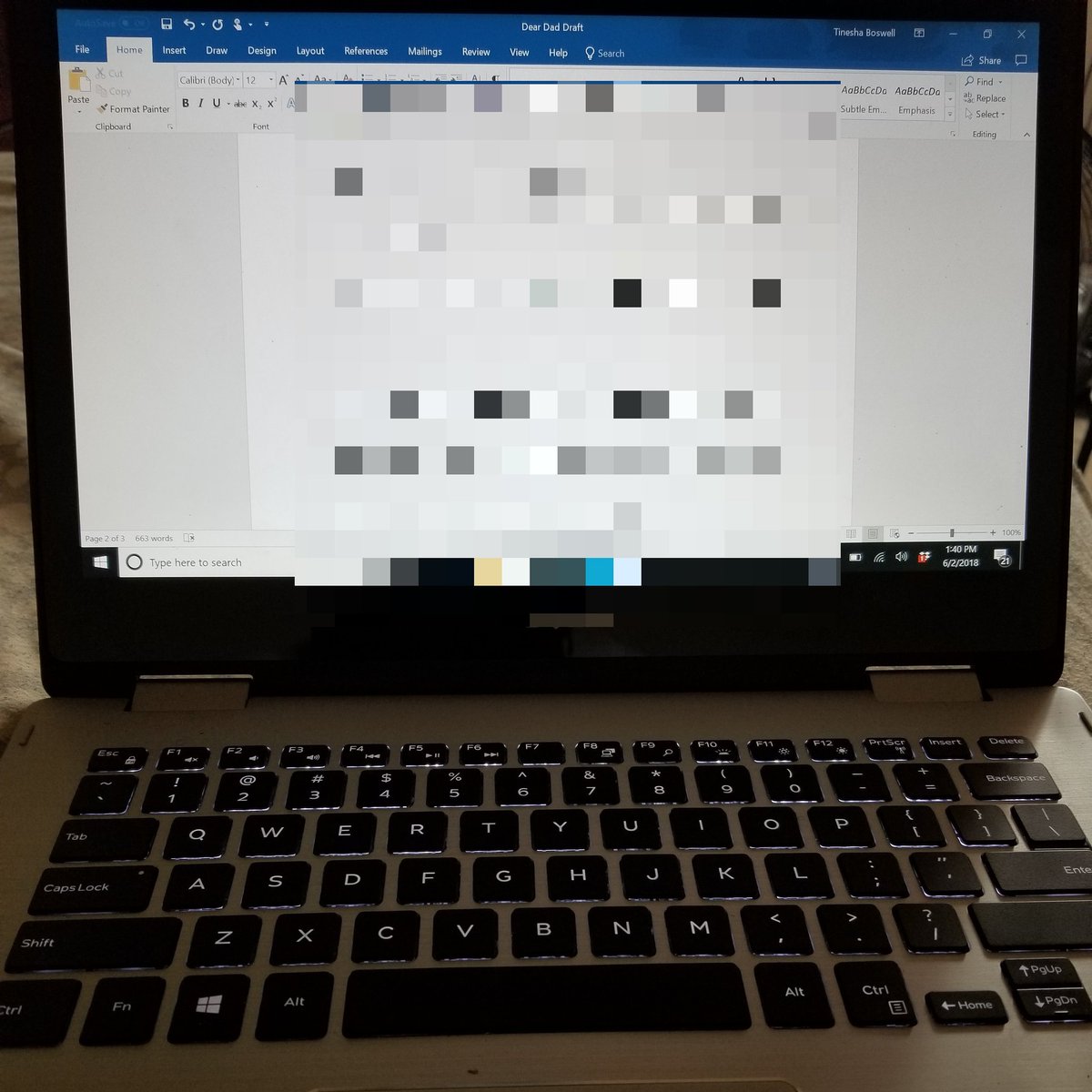 BoswellTinesha's tweet image. It's time to write!

Going to make me a shake and get my type on. 

#DearDad #ipushwellness #pushbeyondyourlimits #itsyourbody_yourtemple