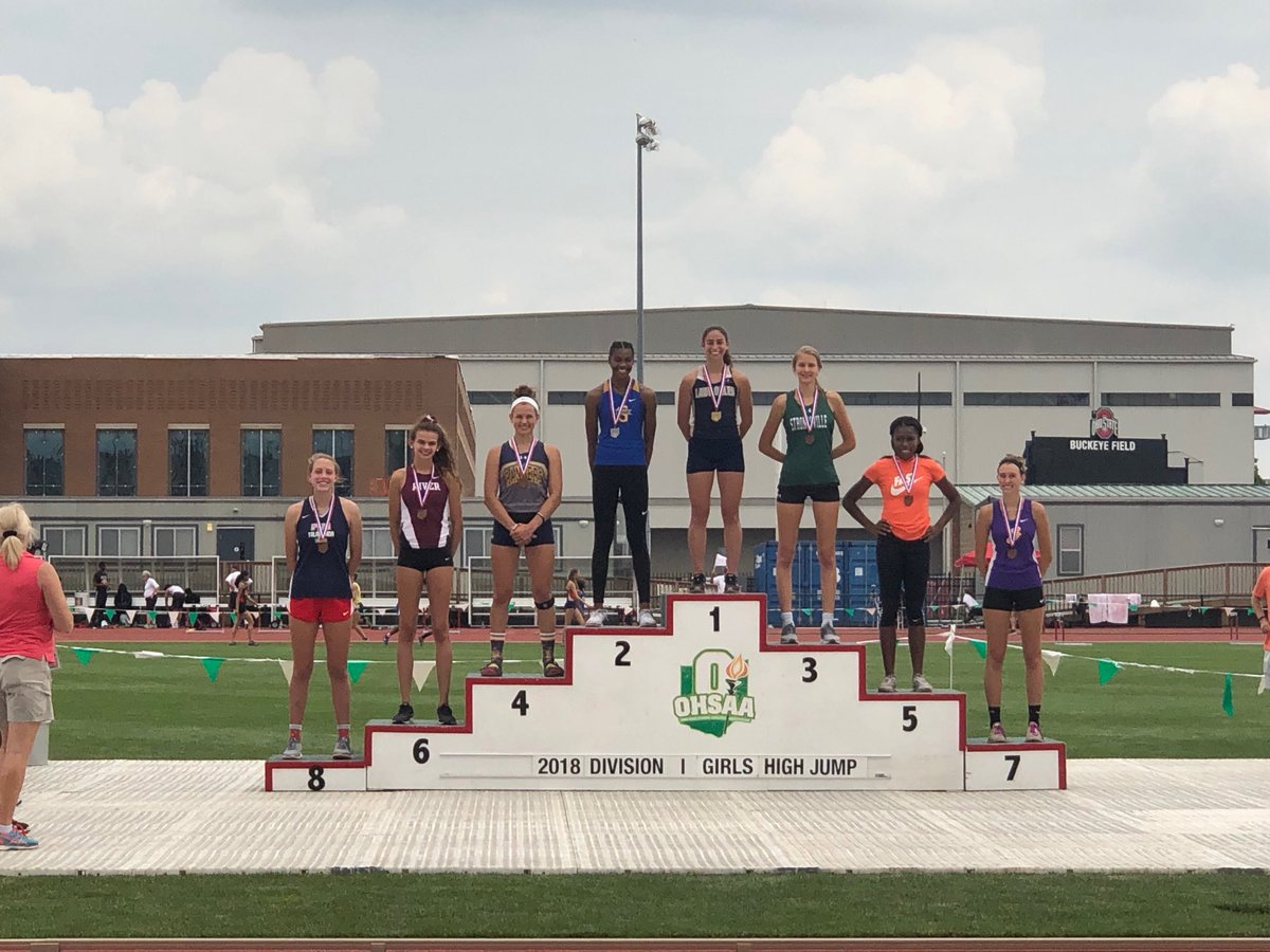 Ladygalestrack's tweet photo. Your High Jump State Champ Hope Purcell!!! https://t.co/h3lFk9Lokg