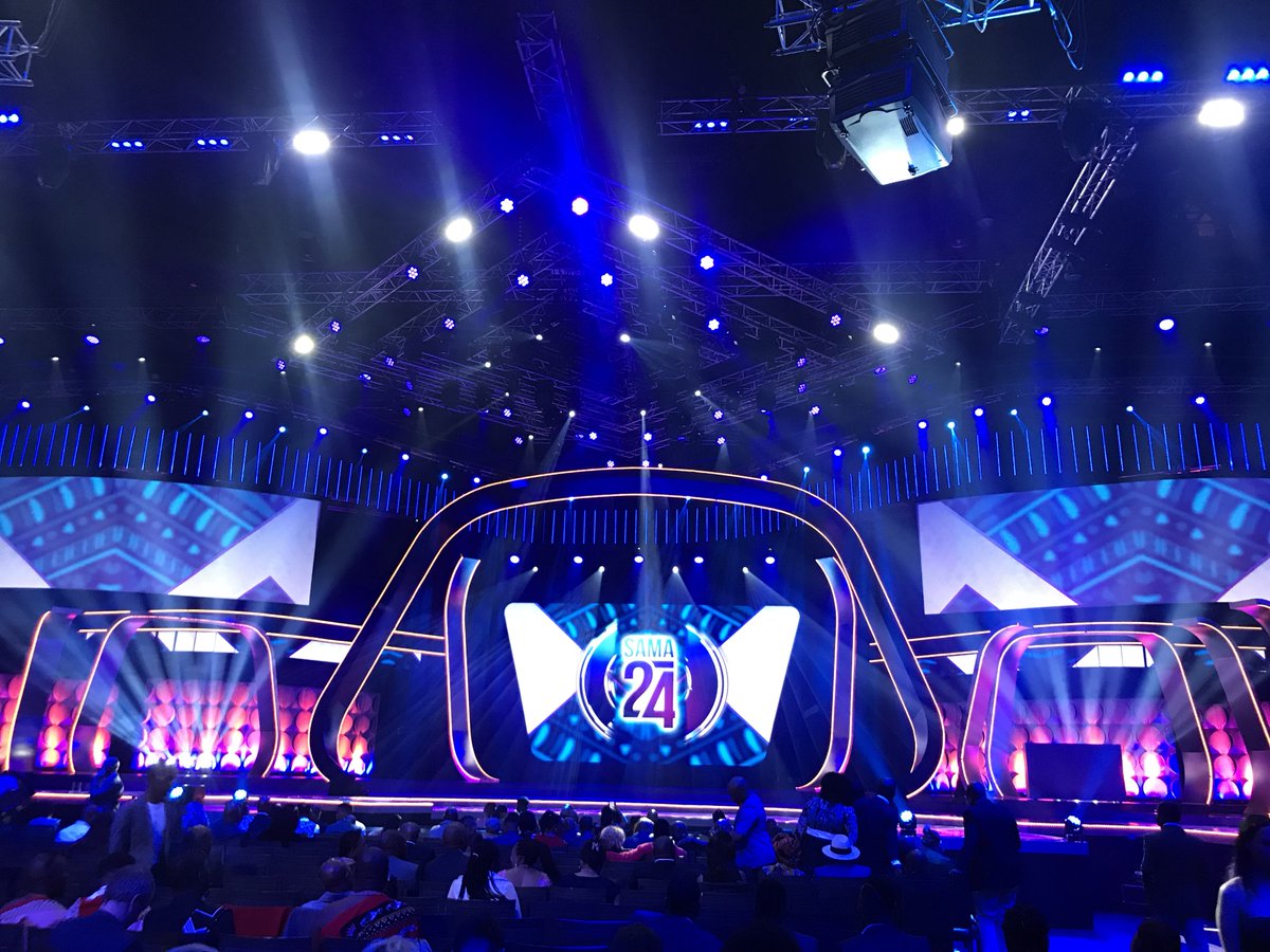 Official_SABC1's tweet photo. As we get ready for the show to start #SABC1SAMA24 https://t.co/J4vEXpAKVx