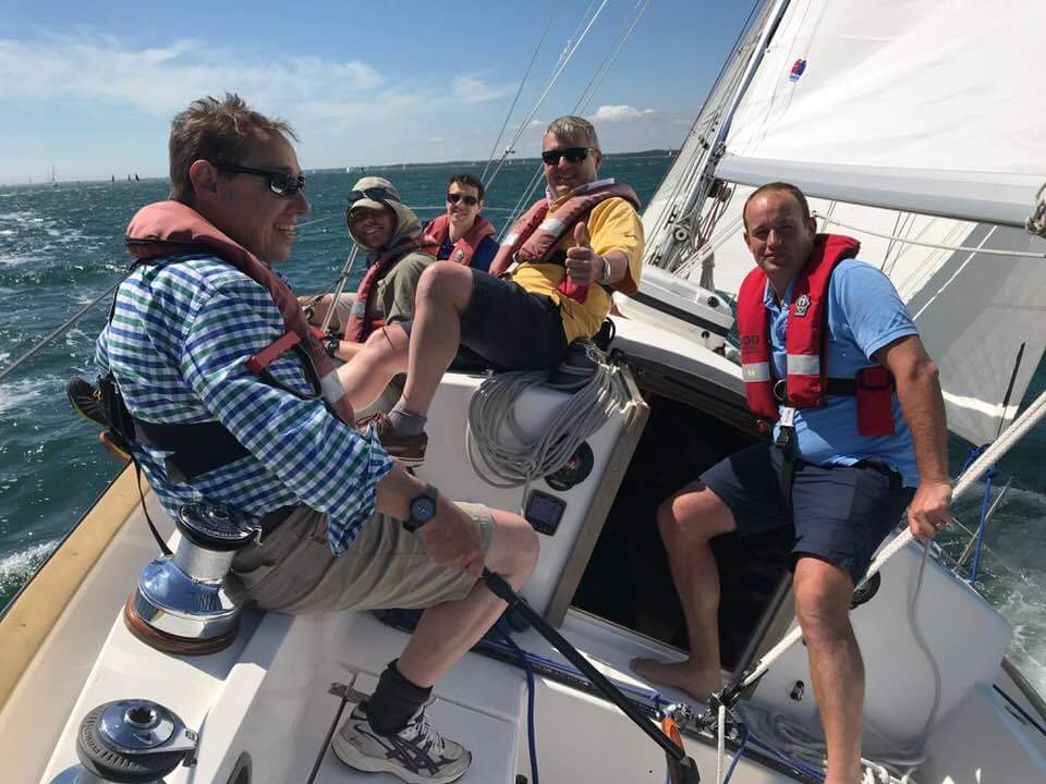 HMSFlyingFox's tweet photo. Some of our #Reservists enjoying #Sailing. One of the many @NAVYfit sports open to @RNReserve.
#workplayhard https://t.co/wwGq7RZ3ft