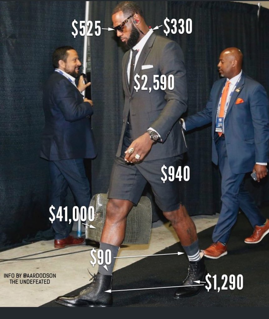 lebron short suit cost