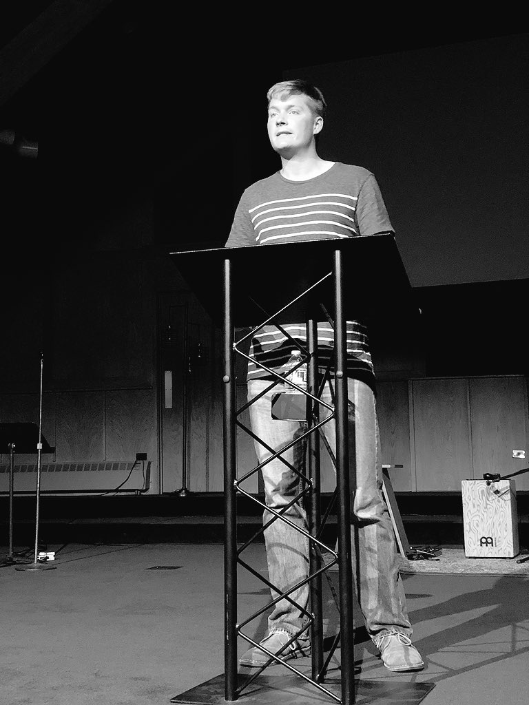 AshleyJHerr's tweet photo. Proud of these two men who preached their very first sermon this morning in preaching lab at @RedemptionBC! Clear, compelling, and Christ-centered! #preaching #preachinglab #sermon #sermonprep https://t.co/HzqK1e1JUX