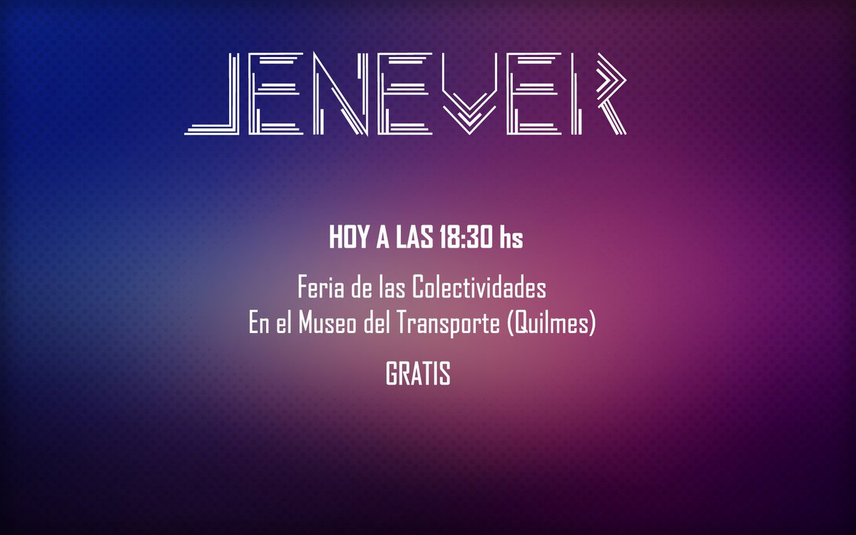 Jeneverrock tweet picture
