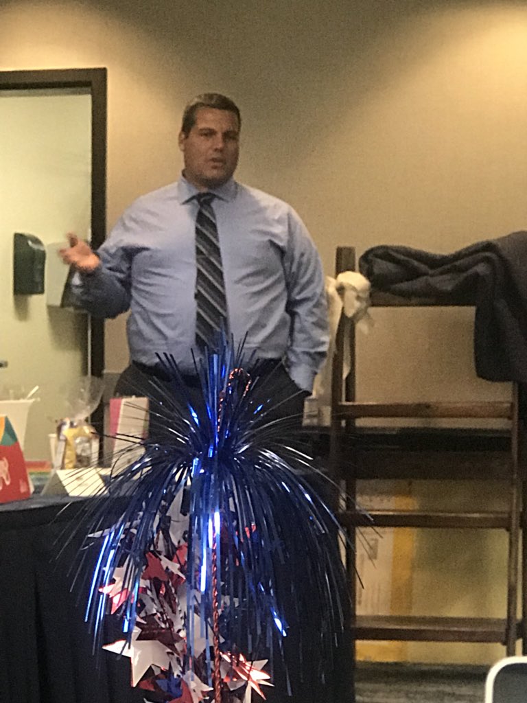 NAESP outgoing President is thanked by TPA for his service.