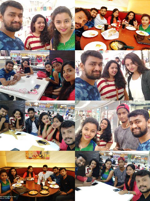 Namtalkies's tweet photo. #Sorefreshing #samsrock #cravingforpizza #quickcatchup #lovelyeve #Pizzahut #MantriSquare https://t.co/QyO1Jsvl9z