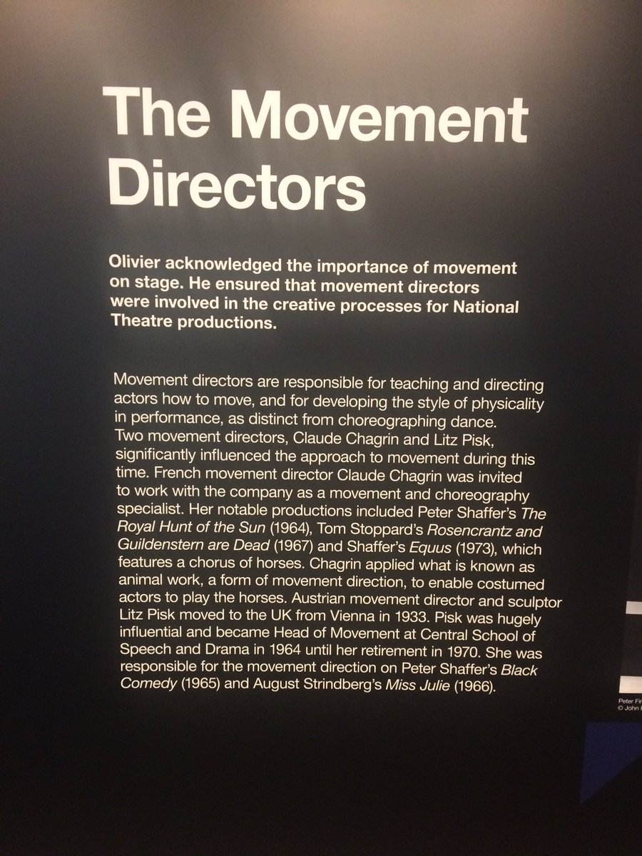 AyseTashkiran's tweet photo. Huge bravo to NT for including movement directors in their history and naming their work good and loud https://t.co/8Q6OxktQpd