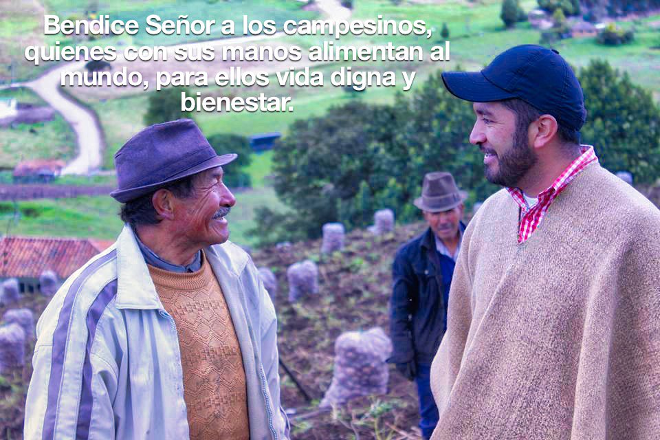 #GraciasCampesinos porque son y somos la base de la agricultura.