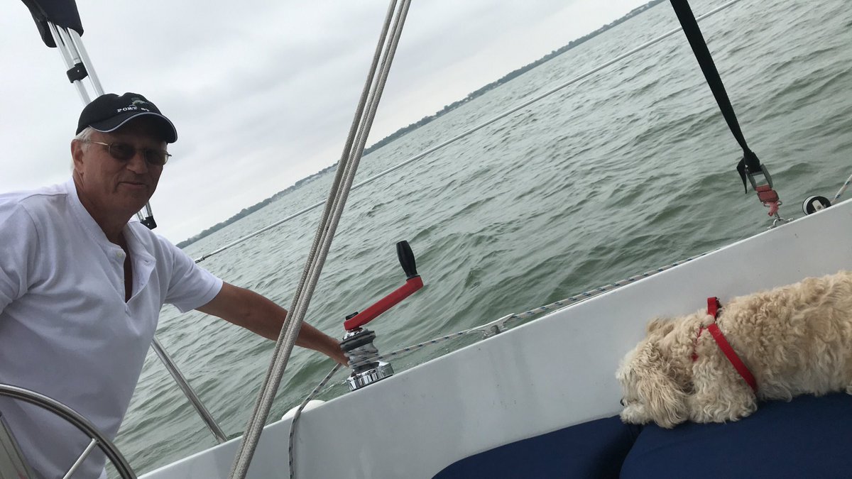 kmohr's tweet photo. #findingmybalance today sailing the #sanduskybay. https://t.co/mrIZCdEqMf