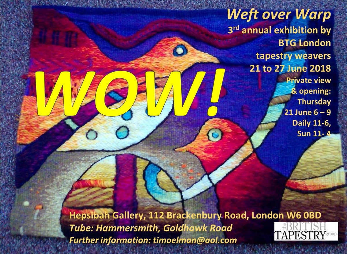 OverWarp's tweet image. #tapestry #tapestryart #contemporarytapestry #weaving #textiles #fibreart #fiberart #freeexhibition