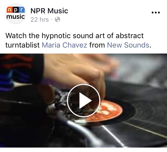 Woke up to <a href="/nprmusic/">NPR Music</a> picking up my latest interview w/ <a href="/newsounds/">newsounds</a> <a href="/WNYC/">WNYC 🎙</a>:

facebook.com/story.php?stor…