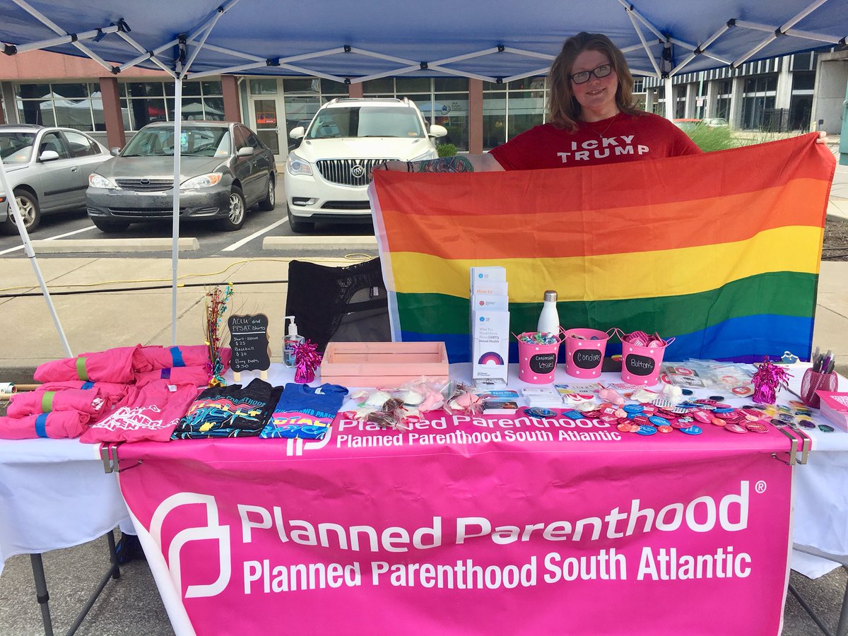 PPSATWV's tweet photo. Today, we are part of the Rainbow Pride of WV Parade and Festival in Charleston. We are proud to offer comprehensive, inclusive reproductive healthcare and to support the LGBTQ+ community! #PrideMonth #AllKindsWelcomeHere https://t.co/Iai27srtaC