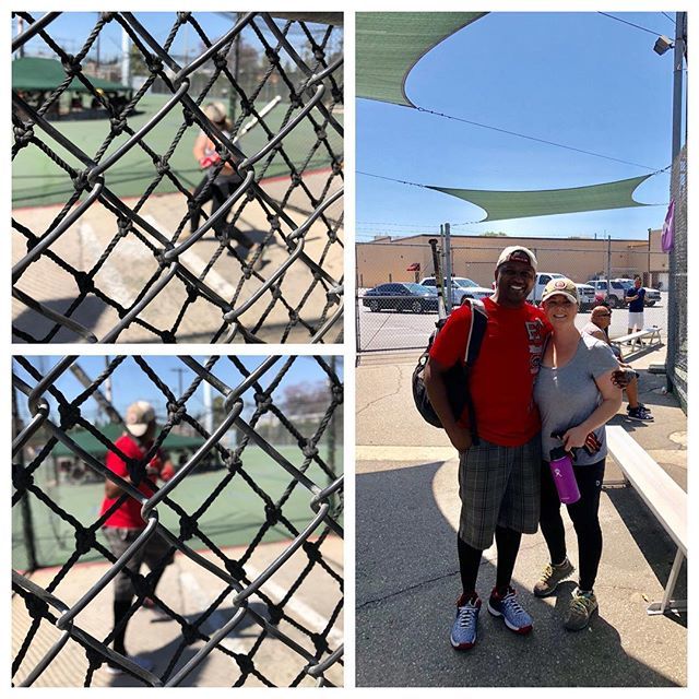 DwayneandJamie's tweet photo. https://t.co/iRyY4kMq9C Hitting the batting cages😀 https://t.co/Zv6jtDUc5a