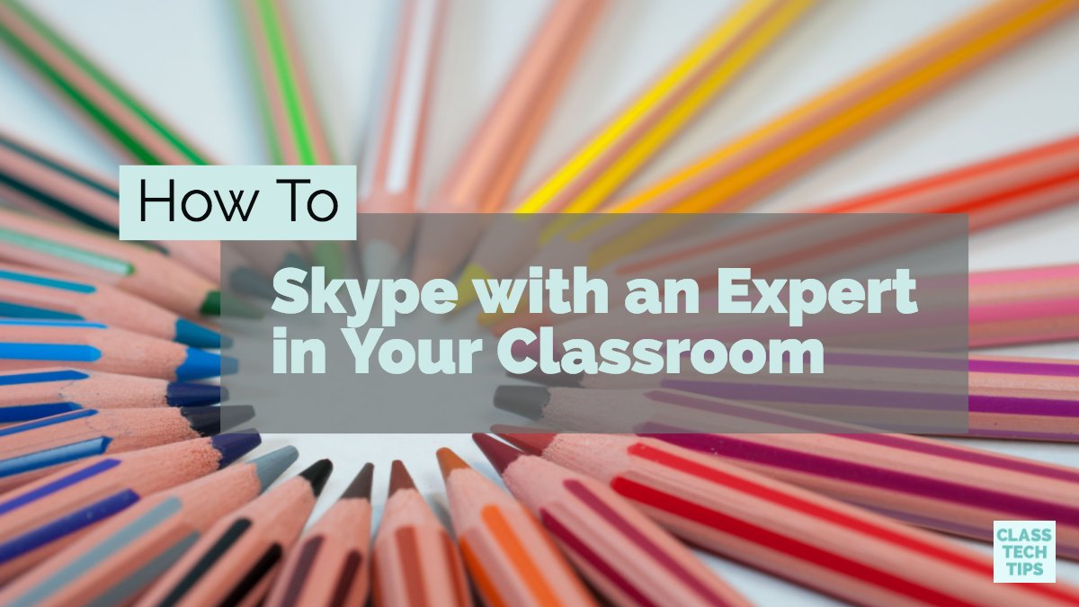 TechTia's tweet image. RT SimpleK12: RT ClassTechTips: NEW POST!
⭐️ Bringing an expert to your classroom can energize a lesson, create authentic connections, and inspire students!
💡 See the tips here --&amp;gt; classtechtips.com/2018/06/02/sky…
Skype  #TasksBeforeApps SkypeClassroom
