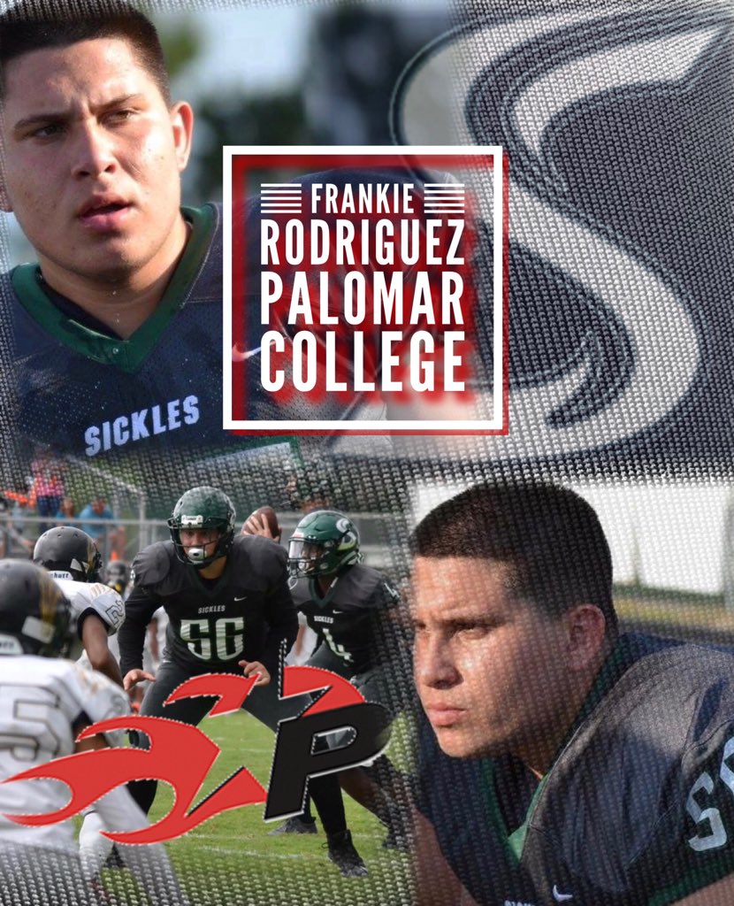 Congratulations <a href="/Fr56_/">Francisco Rodriguez</a> for signing with three time National Champion <a href="/PalomarFootball/">Palomar Football</a> 
Big thanks to @JAKEDODDERIDGE for all your help. #GryphonGang