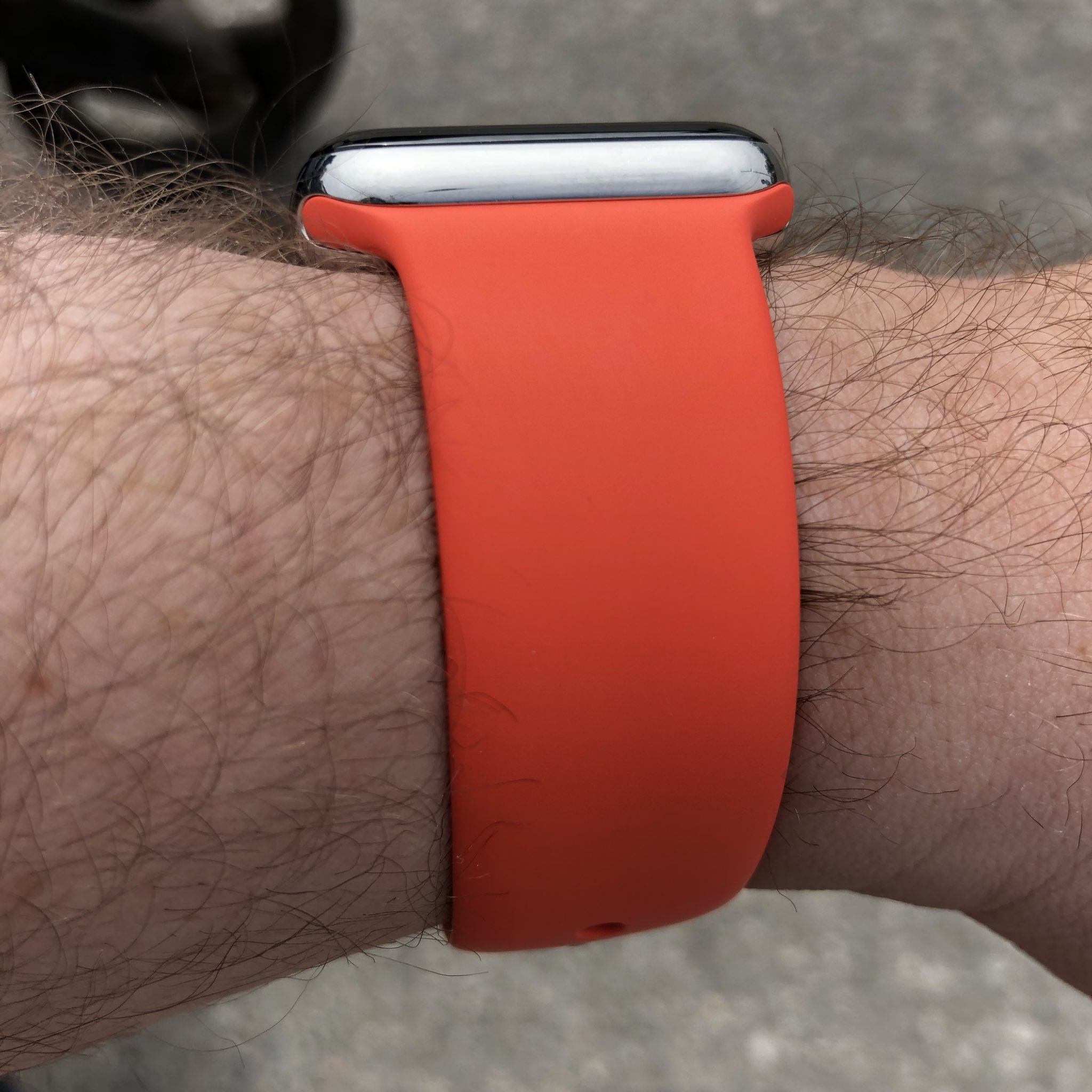 My Apple Watch Band Today on X Spicy orange sportband AppleWatch https t c5mXAFU0ks X