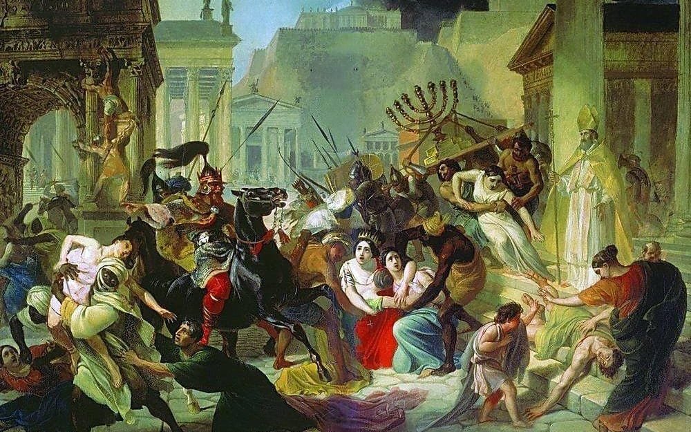 TheHistoryPress's tweet photo. #OTD 455 #Gaiseric and his #Vandals arrived at #Rome's gates and sacked the city https://t.co/aCqjCXW6pa https://t.co/q9MX6zUQqI