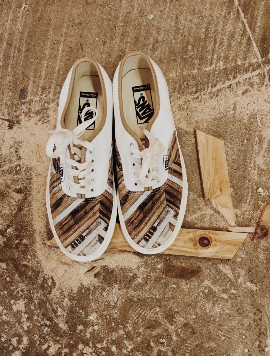 It’s all in the details! I was able to create these beauties using the @VANS_66 Customs Shop,. Wild seeing my work on my shoes! #VansCustoms #Ad