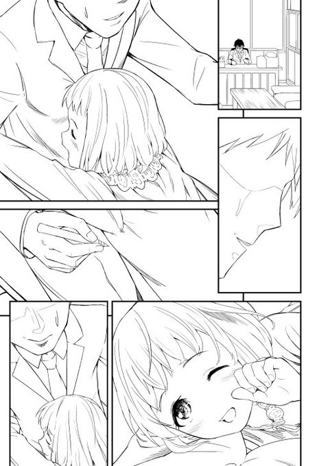 【今日の一枚】
同人制作過程
今日は線画アップ 