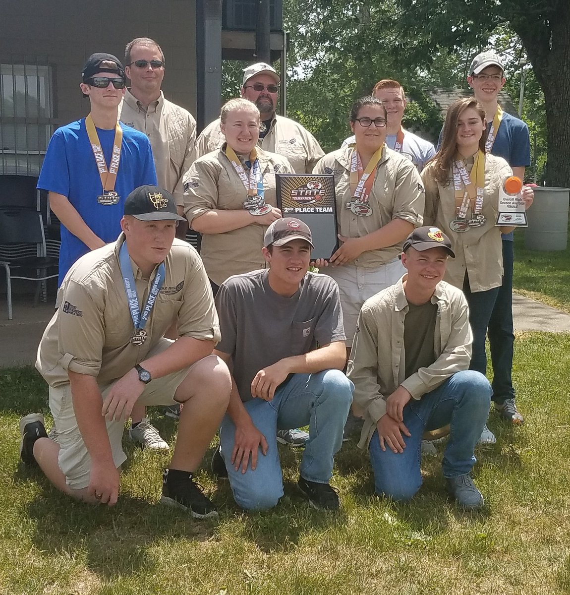 MrsB_OHJH's tweet image. Congratulations to the Oak Hill Clay Target team for today's 2nd place finish at the state tournament.  Congrats as well to those bringing home individual honors!