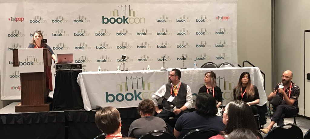 GCarmona3's tweet image. Diversity in Graphic Novels panel Heidi MacDonald moderates Creators Franco, Sarah Richards, Leslie Hung and Ezra Claytan Daniels. Organized by Diamond Comic Distributors. #TheBookCon @comicsbeat #DiversityInComics