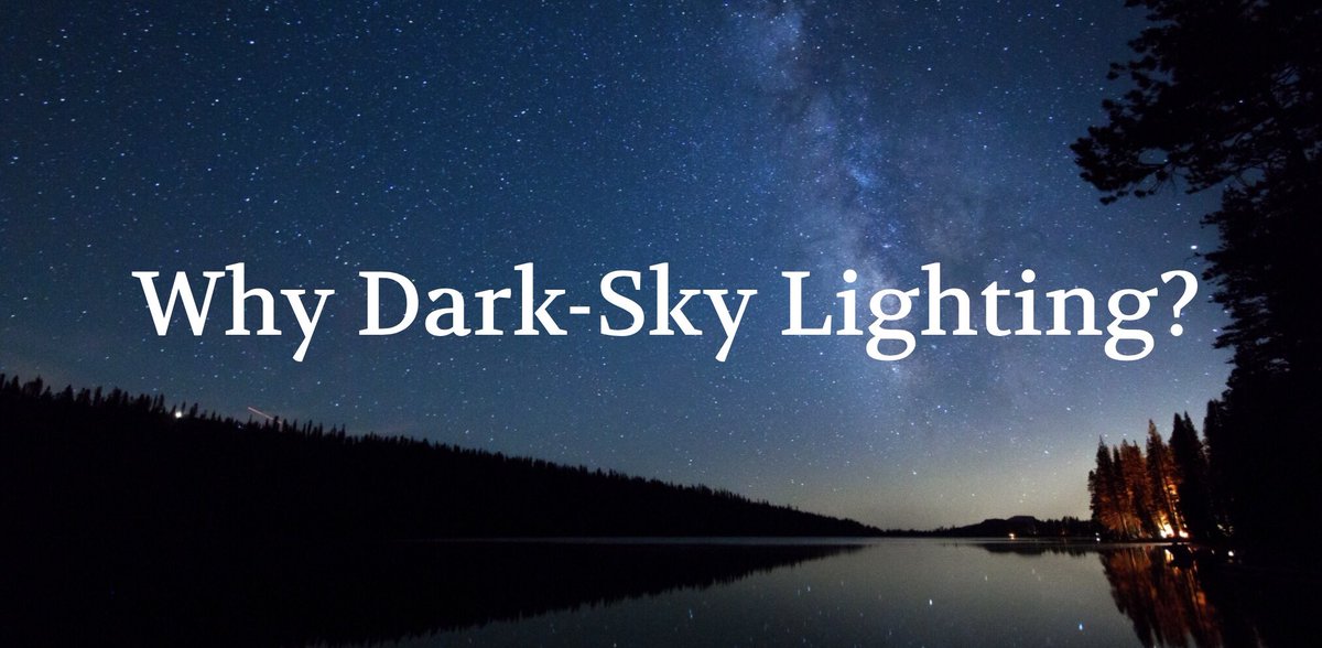 THREAD (1/12)
🦉⭐️ What is #DarkSkyLighting and why is reducing #LightPollution Important? 

Why is it important to avoid white LEDs and use #amber instead? How can you #help?

View on website: savingourstars.org/darkskylighting