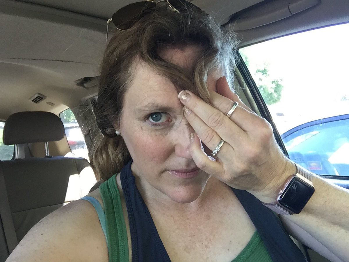 smartsathome's tweet image. Just finished #barre at #daileymethod Santa Rosa only to see my bangs afterward form a perfect heart! Tough class - yet the lady next to me wore socks that said “BUT DID YOU DIE?” printed on the bottom of them