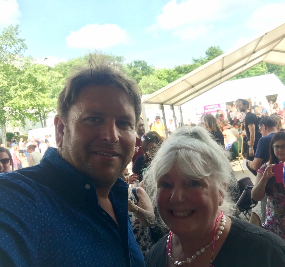 duncansgin's tweet photo. @jamesmartinchef and me! At a fabulous day at @TasteOfGrampian today! Hope he enjoys @duncansgin 😊 https://t.co/kKJkp4zjCy