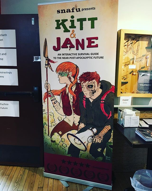 KittandJane's tweet photo. Today at the @thecultch @snafudance takes over! #freepie after the show. 3pm show! And if you can’t make it all you have to do is like Kitt and Jane fan page and watch the Facebook live stream! We just ask if you comment to do so toward the characters not the actors. Thanks https://t.co/GVm2ekjFPj