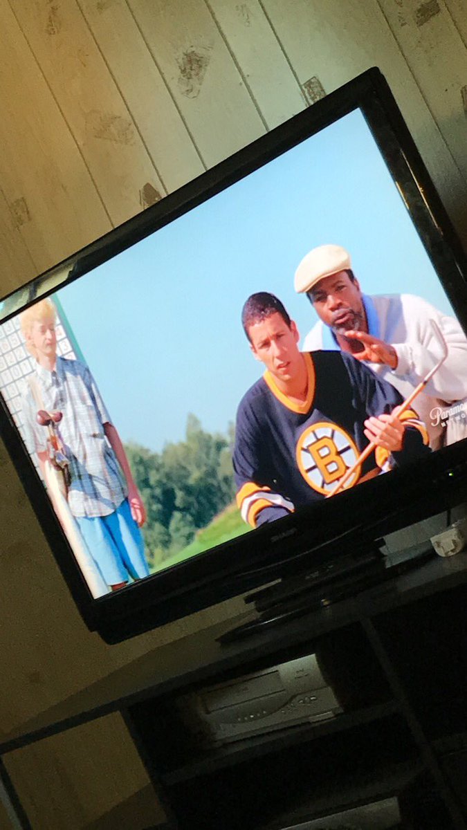 meno_golf's tweet photo. Such an inspirational movie, we highly recommend! ⛳️#happygilmore #justtapitin #theyhateuscuztheyanus https://t.co/pzgOBjtf4A