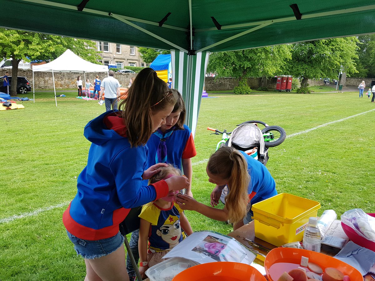 Blackhall Guides did an amazing job facepainting at Blackhall Sports Day! <a href="/CB_CommCouncil/">Craigleith Blackhall</a>