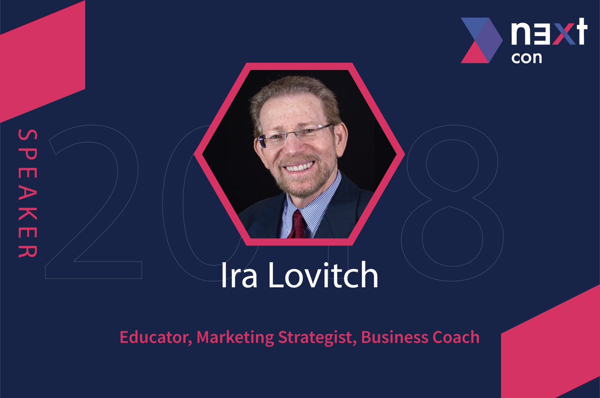 "Marketing? Team Management? Tips from Professor Ira Lovitch in our June conference! #n3xtcon #Marketing #Teamwork #Management

Get the ticket→ facebook.com/events/2353621…"