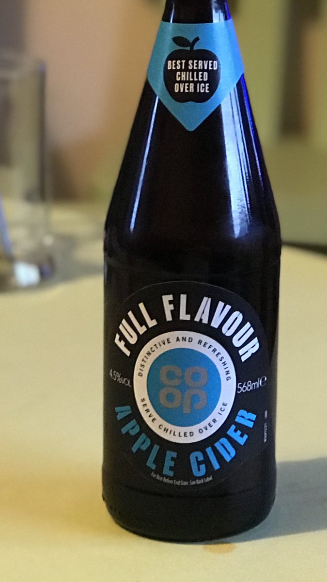 ianwacairns's tweet image. Loving @coopuk cider! Perfect on these hot days! #vegan friendly too!
#overice #drinkresponsibly