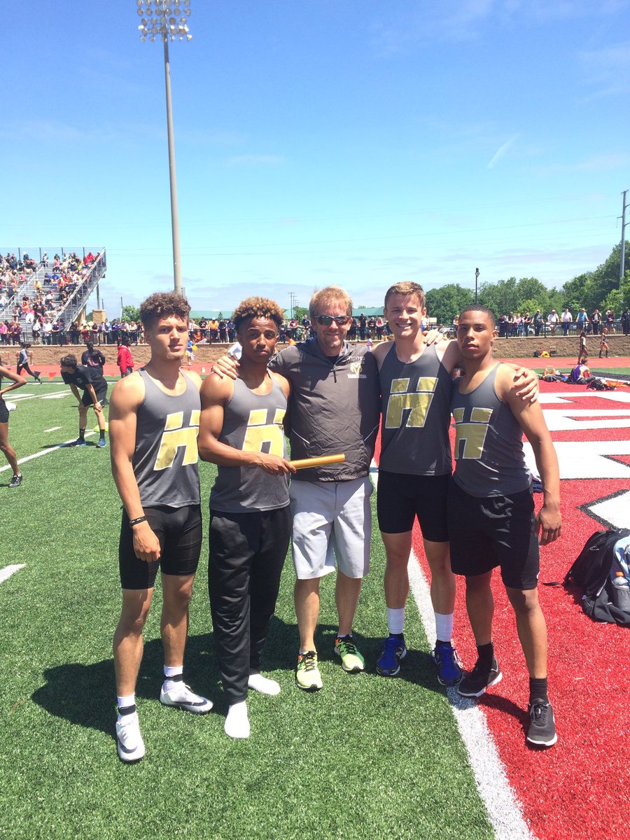 All-State 4x100 relay team.  42.70 seconds!