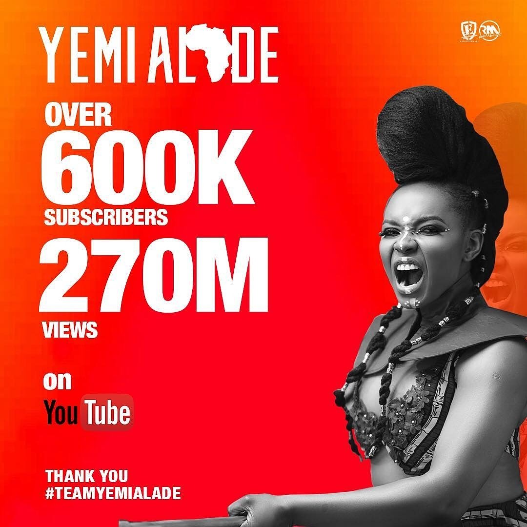 1rebelmove's tweet photo. #THANKFUL
#TEAMYEMIALADE forever π―π₯π―
βπ½βπ½βπ½
@effyzziemusicgroup - KING ππ»ππ»ππ» congratulations @yemialadee #600000 plus subscribers, Over #270MILLION views on #YouTubeπ₯π₯π₯π₯ .
#yemialade
#bumbumchallenge
#HowIFeel
#YEMIALADEVEVO https://t.co/jCombijwqz
