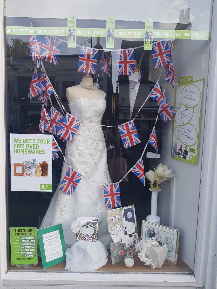 OxfamLHead's tweet photo. A HUGE "THANK  YOU" to all our volunteers.

We are holding an OPEN DAY at our shop on Tuesday 5th June 2018. Come and see what we do and JOIN OUR TEAM. #VolunteersWeek https://t.co/UW9AYQk1D5