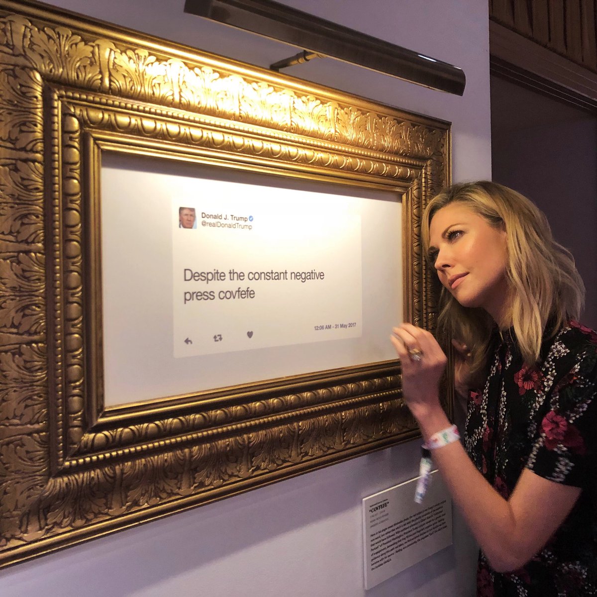 The Daily Show On Twitter Desilydic Stands In Awe Of A Masterpiece The Daily Show Presents The Donald J Trump Presidential Twitter Library Clusterfest In San Francisco Thru Sunday Only Https T Co 5d75umgbvk