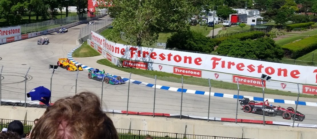 IndyCamping's tweet photo. Go time @detroitgp Let's keep it clean boys! #DetroitGP #INDYCAR #Dual1 https://t.co/7T2F3xbsbk