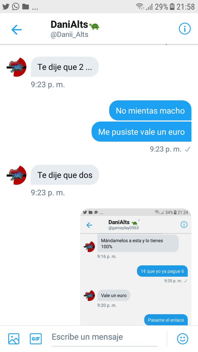 braisracing1's tweet photo. La gente que le compre algo a @Danii_Alts que no lo haga es un timador, ya timo a varios y a mi y unos amigos 3 veces....
Denunciarle🔁❤🔁❤🔁 https://t.co/fiEEHRKfwl