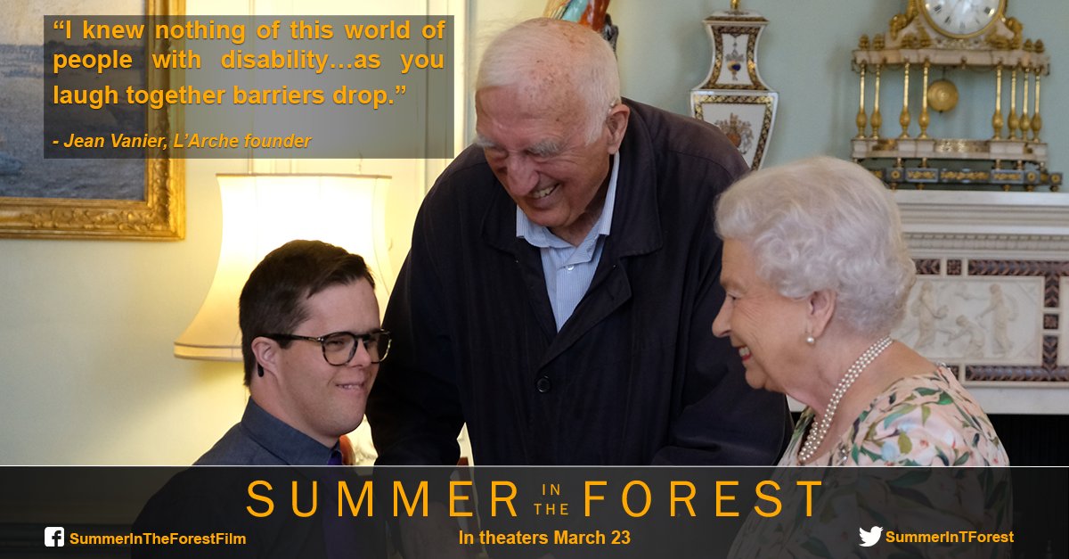 #Seattle! See the story of philosopher Jean Vanier &amp; L’Arche, communities where the intellectually disabled can live full, rich lives. He has discovered something most of us have forgotten: what it is to be human, to be foolish &amp; happy. <a href="/nwfilmforum/">Northwest Film Forum</a> → buff.ly/2xbqRD9
