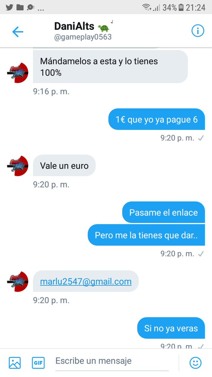 braisracing1's tweet photo. La gente que le compre algo a @Danii_Alts que no lo haga es un timador, ya timo a varios y a mi y unos amigos 3 veces....
Denunciarle🔁❤🔁❤🔁 https://t.co/fiEEHRKfwl