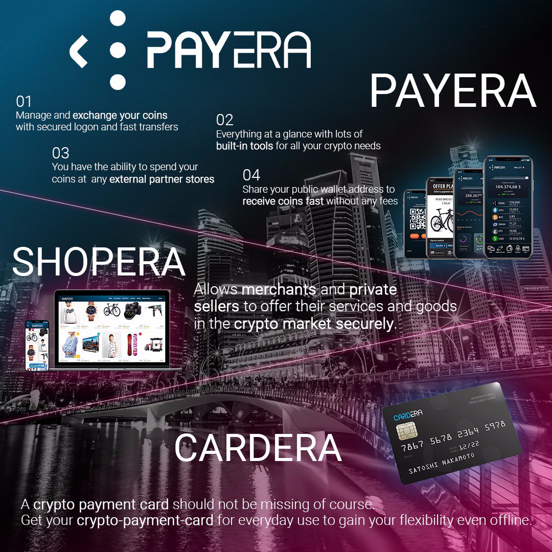 nollgkgkv's tweet photo. Payera, shopera and cardera are built smart and to the highest safety standards❗️

On the website you can clearly see how the 3 blocks are built ▶️https://t.co/0eFTjh4zEg

We will realize the roadmap in a faster time if we reach the hardcap 🔥

Pre-ICO is live 🚀 https://t.co/HdqYtjvJfR