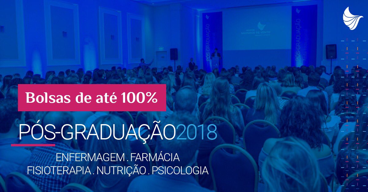 O Hospital Moinhos de Vento está oferecendo bolsas de estudos de 50% e 100% em cursos de pós-graduação nas áreas de Enfermagem, Farmácia, Fisioterapia, Nutrição e Psicologia. Aproveite essa oportunidade. Saiba mais: goo.gl/4zaaBJ