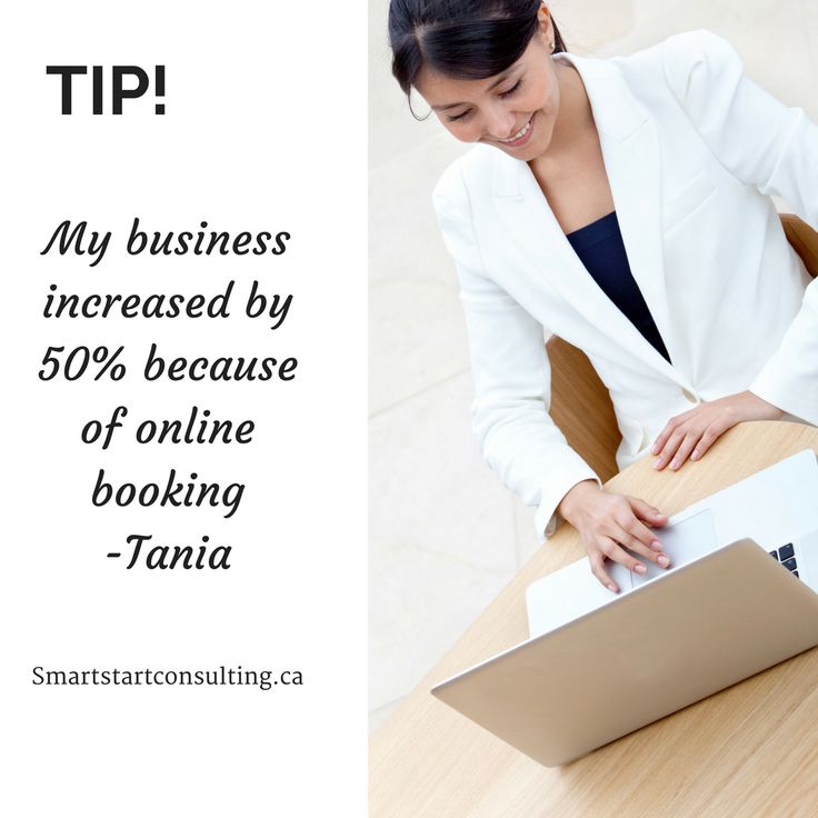 SmartStartYQR's tweet photo. Have you tried adding online booking to your business? #businesstips #increasesales #customersales https://t.co/JpOKX81eeK