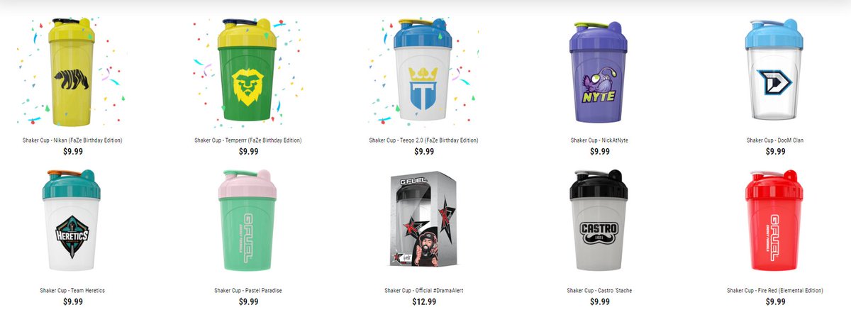 GFuelEnergy's tweet photo. In case you didn't already know, we've now got a whole mess of shiny new Shakers in our inventory!!! Be sure to head to the link below if you're looking improve your collection! 

Shop Here: https://t.co/fWcM1KXR7X 👈😎🔥 https://t.co/0IfSx2uB14