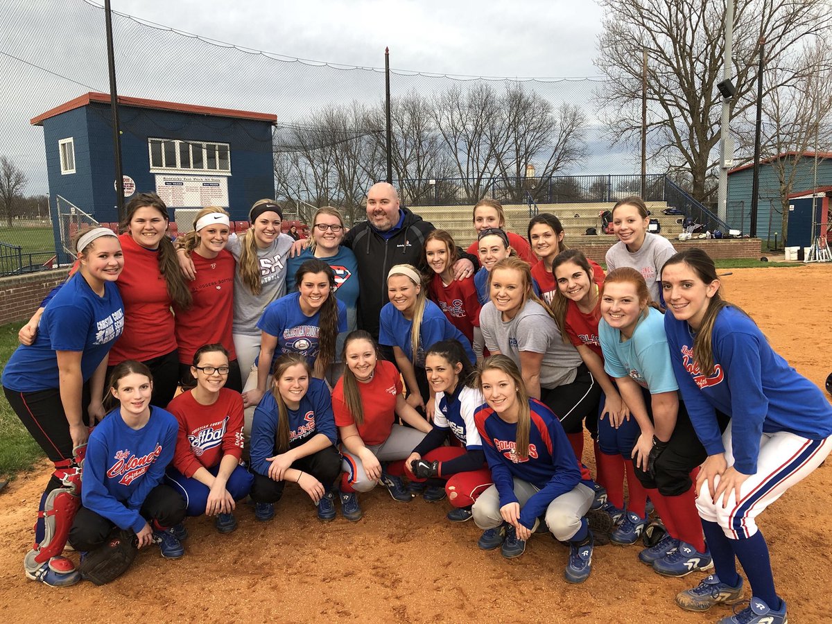 iamchrisjung's tweet photo. I told ‘em during their 2017 end-of season banquet.

I told ‘em again February 27.

I’ve known it all along and, today, it happened, as the @CCLadyColonels backed it up with their first regional softball title since 2012.

Could NOT be prouder of these amazing ladies. #TakeState https://t.co/cBHGUFM6Kt